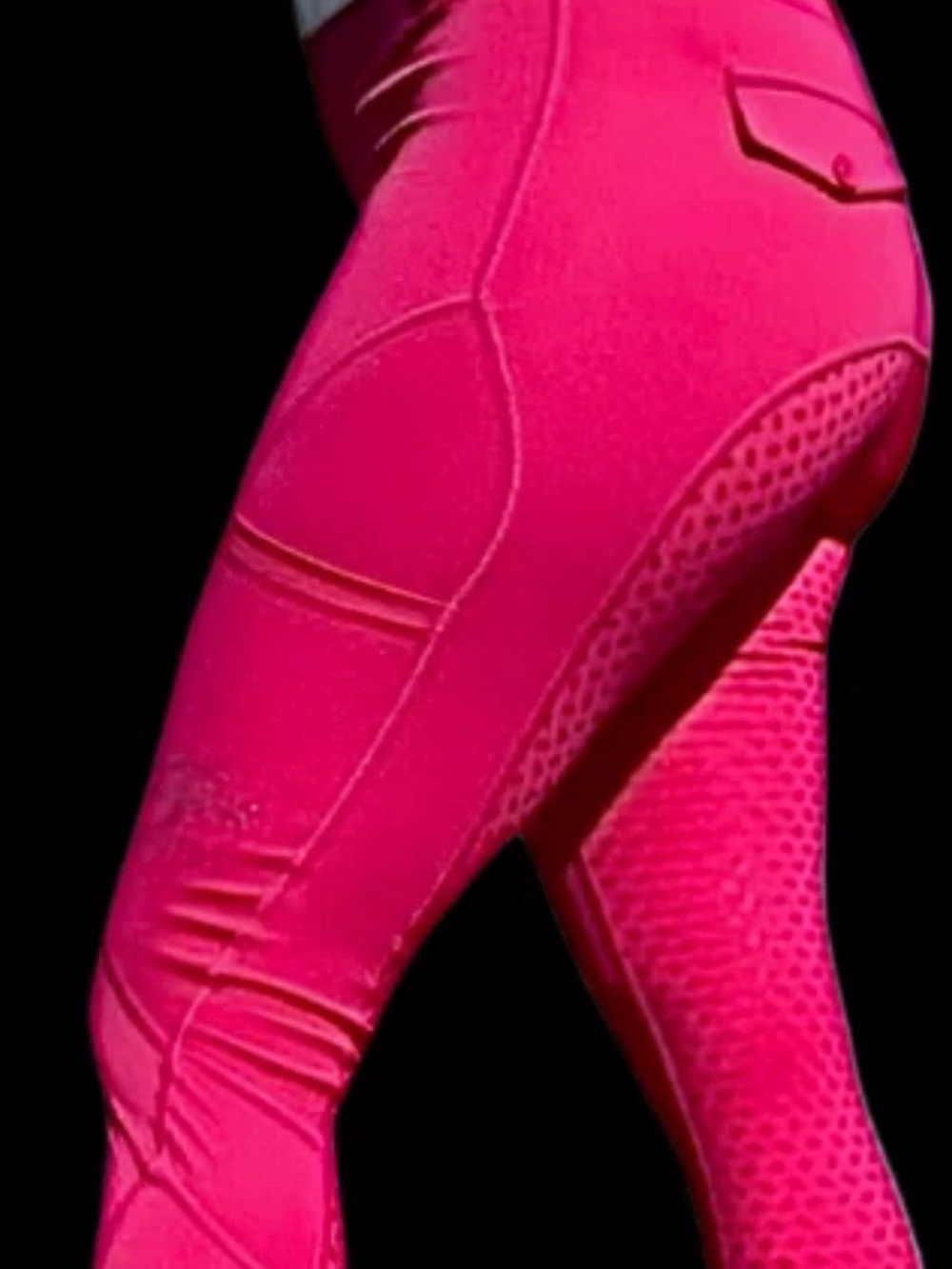 Women's Hot Pink Performance CanTack Riding Breeches